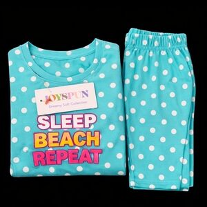 Kids Pajamas - Blue Polka Dot Sleepwear